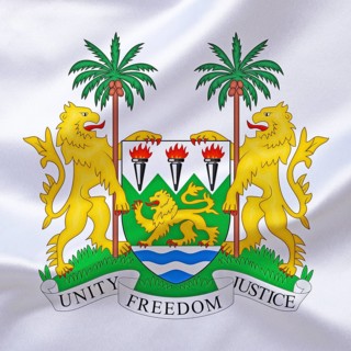 Africa, African Union, the coat of arms of Sierra Leone, Studio