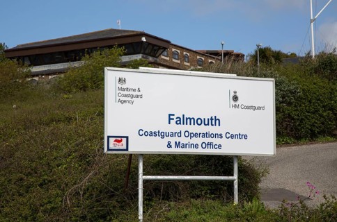 Coastguard Operations centre and Marine office, Falmouth, Cornwall, England, UK