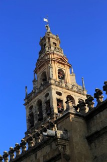Cathedral belfry bell tower, Toree del Laminar, Great Mosque, Cordoba, Spain, Europe