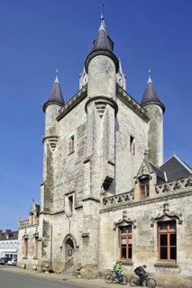 The belfry at Rue, Bay of the Somme, Picardy, France, Europe