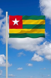 The flag of Togo, Africa, West Africa, Studio