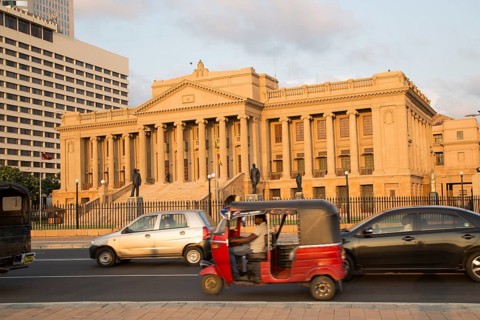 Old Parliament Building now the Presidential Secretariat offices, Colombo, Sri Lanka, Asia