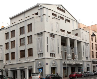 Monumental cinema 1930s Art Deco style Melilla, Spanish territory in north Africa, Spain architect