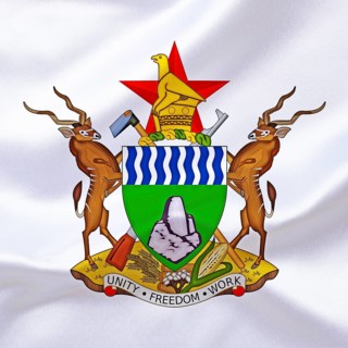 Africa, African Union, the coat of arms of Zimbabwe, Studio