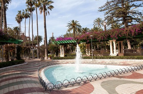 Herandez Park in Melilla autonomous city state Spanish territory in north Africa, Spain, Europe