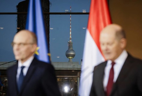 Federal Chancellor Olaf Scholz (SPD) and Luc Frieden, Prime Minister of the Grand Duchy of
