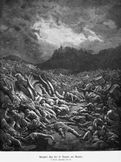 Josophat's victory over the Amonites and Moabites, 2nd Book of Chronicles, battlefield, battle,