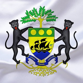 Africa, African Union, the coat of arms of Gabon, Studio