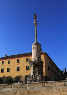 Triunfo de San Rafael de la Puerta del Puente, Cordoba, Spain monument to Archangel Rafael