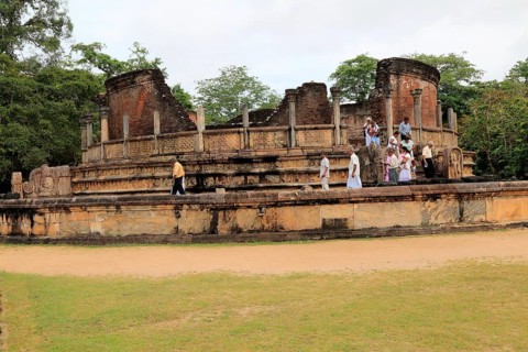 Vatadage building, The Quadrangle, UNESCO World Heritage Site, the ancient city of Polonnaruwa, Sri