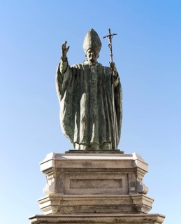 Pope John Paul the second statue, Juan Pablo, Jerez de la Frontera, Spain, Europe