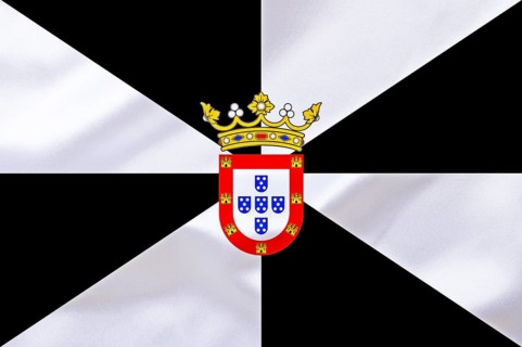 The flag of Ceuta, Spain, Studio, Europe