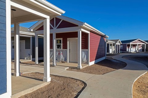 Longmont, Colorado, The Veterans Community Project is building tiny homes for homeless veterans.