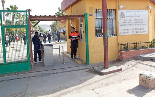 Centro de Estancia Temporal de Inmigrantes, centre for temporary immigrants, Melilla, Spain, north
