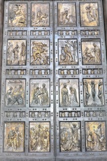 Porta Santa, St Peter's Basilica, Old Town, Vatican City, Italy, Europe