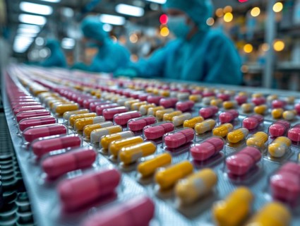 Production of pills and medicines, drug abuse, AI generated