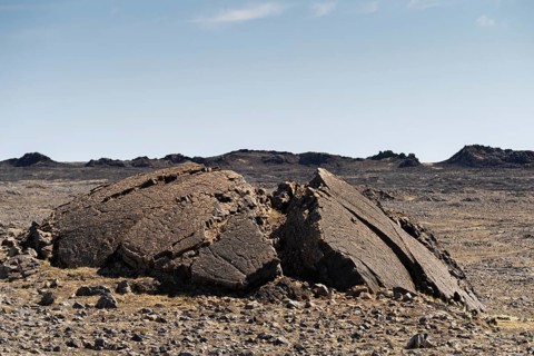 Cooled lava, Reykjanes Peninsula, Iceland, Europe