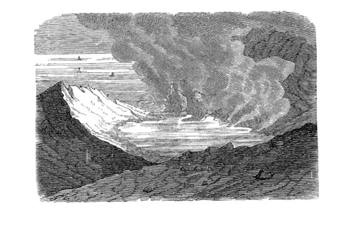 Crater of the island of Ferdinandea (Nerita), also Isola Ferdinandea, sunken volcanic island in the