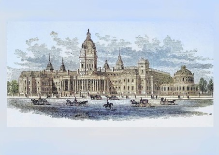 City Hall in San Francisco, California in the 1870s. From American Pictures Drawn With Pen And