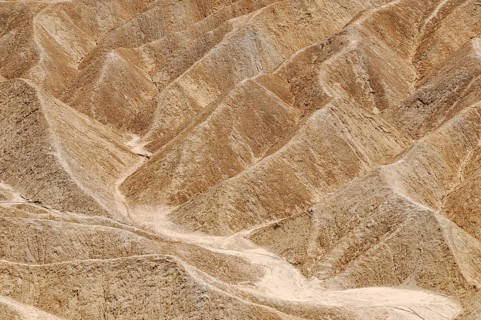 Landscape at Zabriskie Point, Death Valley National Park, Mojave Desert, California, Nevada,