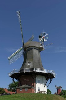 Gruene Muehle, Krummhoern-Greetsiel, Germany, Europe