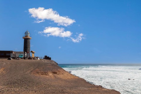 Faro de Punta de Jandia, Punta de Jandia Lighthouse, Fuerteventura, Canary Islands, Spain, Europe