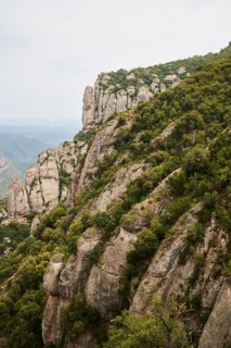 Mountain of Montserrat near Barcelona, Catalonia, Spain, Europe