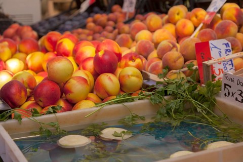 Fruit and vegetable market, Venice, Italy, Europe