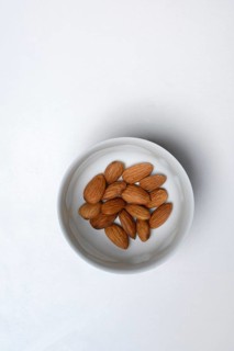 Almonds in shell, Prunus dulcis