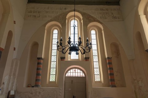 Vestibule of the Evangelical Reformed Church of Krummhoern-Rysum, Germany, Europe