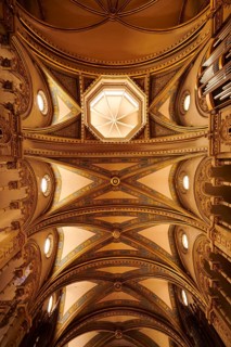 Montserrat Monastery cathedral, church near Barcelona, Catalonia, Spain, Europe