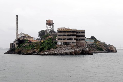 Former Alcatraz Prison, San Francisco, California, USA, North America