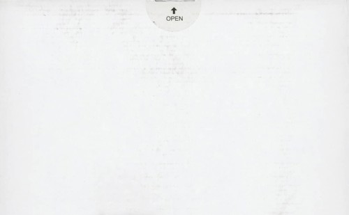 Cardboard packet with open label