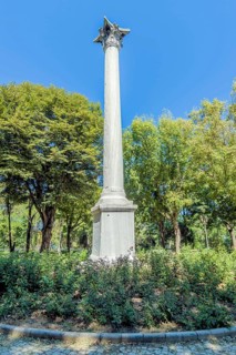 Column of the Goths from Roman era located in public park in Istanbul, Tuerkiye