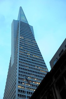 Transamerica Pyramid, city centre, San Francisco, California, USA, North America