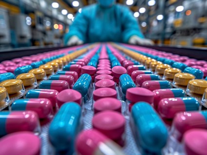 Production of pills and medicines, drug abuse, AI generated