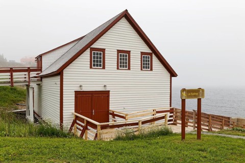 Architecture, historic building, Perce, Gaspesie, Province of Quebec, Canada, North America