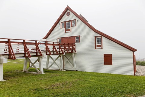 Architecture, historic building, Perce, Gaspesie, Province of Quebec, Canada, North America