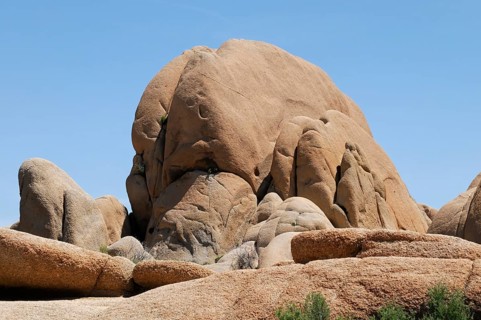 Monzogranite formations, Joshua Tree National Park, Palm Desert, Southern California, USA, North