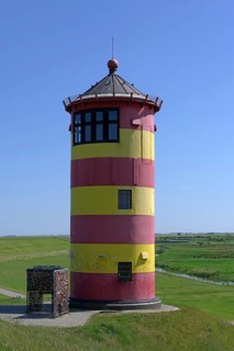 Pilsum Lighthouse, Krummhoern, Germany, Europe