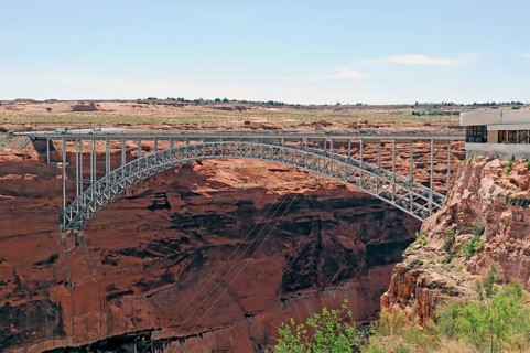 Glen Canyon Dam on Lake Powell, Colorado River, USA, North America