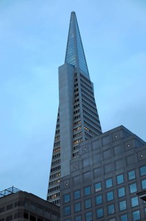 Transamerica Pyramid, city centre, San Francisco, California, USA, North America