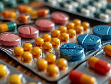 Production of pills and medicines, drug abuse, AI generated