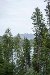 Zugspitze massif with Eibsee lake, Wetterstein mountains, Grainau, Werdenfelser Land, Upper