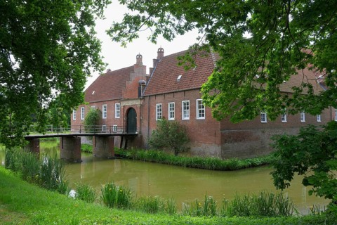 Bell house, Protestant Reformed Church in Krummhoern-Hinte, Germany, Europe