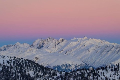 Evening atmosphere, Belalp, Naters, Brig, Canton Valais, Switzerland, Europe