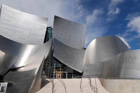 Walt Disney Concert Hall by Frank Gehry, Los Angeles, California, USA, North America