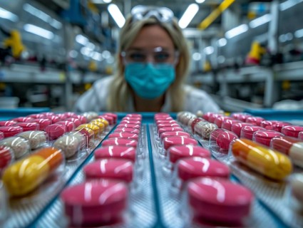 Production of pills and medicines, drug abuse, AI generated