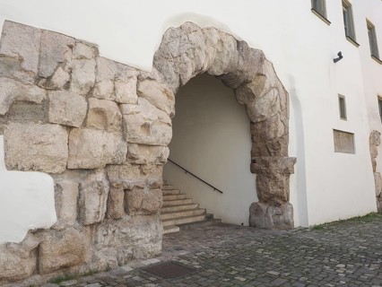 Porta Praetoria in Regensburg, Germany, Europe