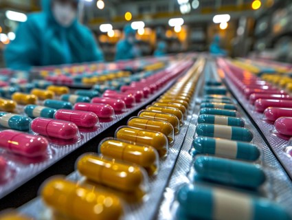 Production of pills and medicines, drug abuse, AI generated